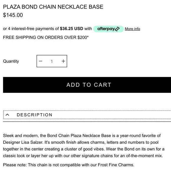 NWT Lulu Frost Plaza Bond Chain Plaza Letter S Charm Daisy Enamel Charm … - Picture 11 of 12